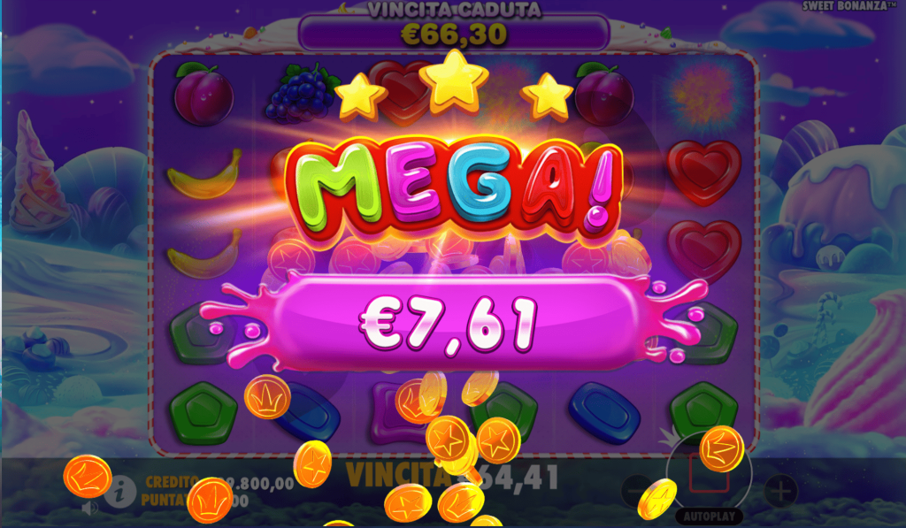 Vincite di Sweet Bonanza